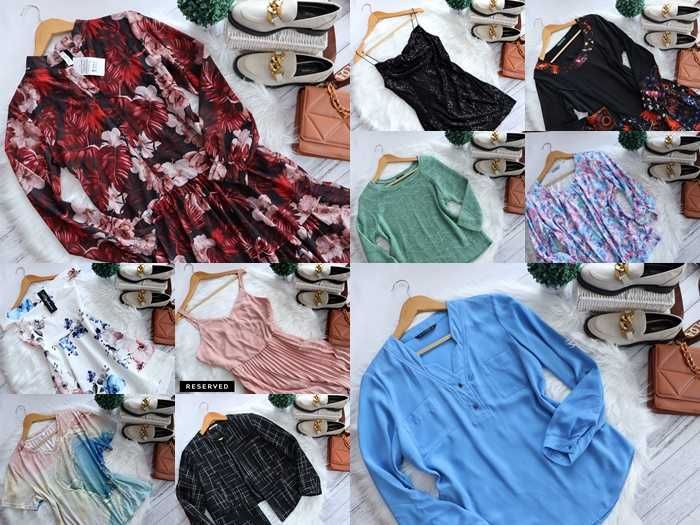 Zestaw ubrań damskich – (H&M, Reserved, Promod, Bershka) r.42