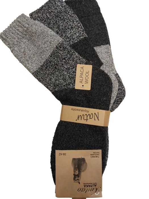 Skarpety męskie wełniane z alpaki