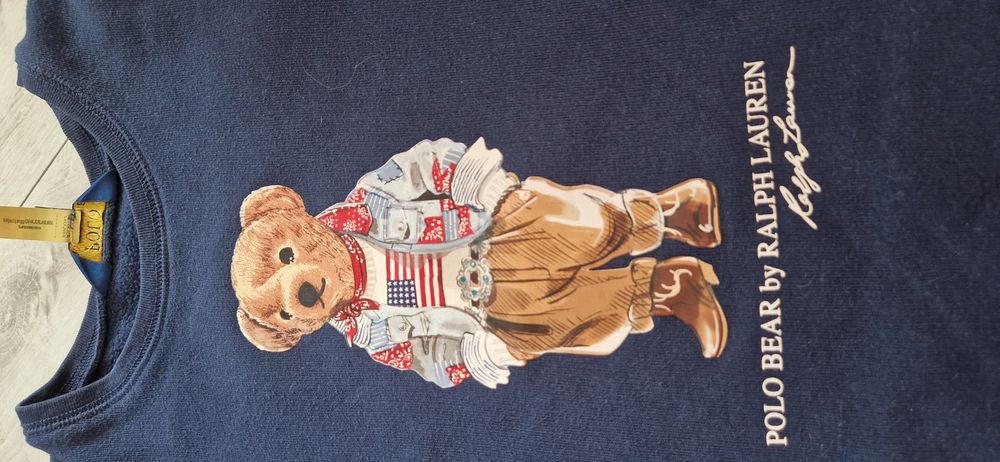 Polo Ralph Lauren bluza miś z misiem logo