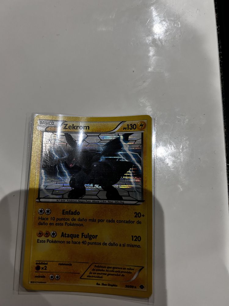 Carta pokemon zekrom 50/99 Aguçadoura E Navais • OLX Portugal