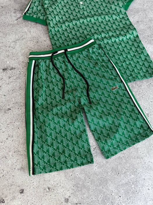 Літній костюм Lacoste зелений літній костюм лакоста зелений чоловічий