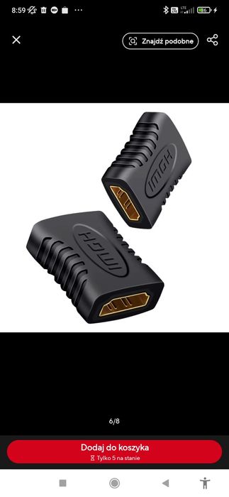 Złączka HDMI female-female