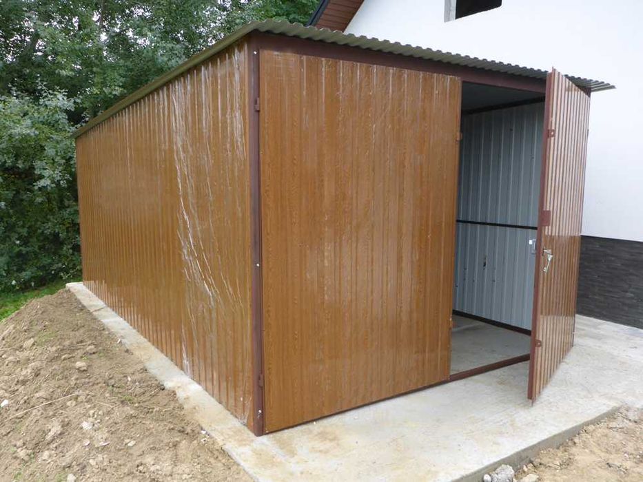 Garaż Blaszany Schowek 3x5 3x6 4x6 Wymiary Producent PROMOCJA