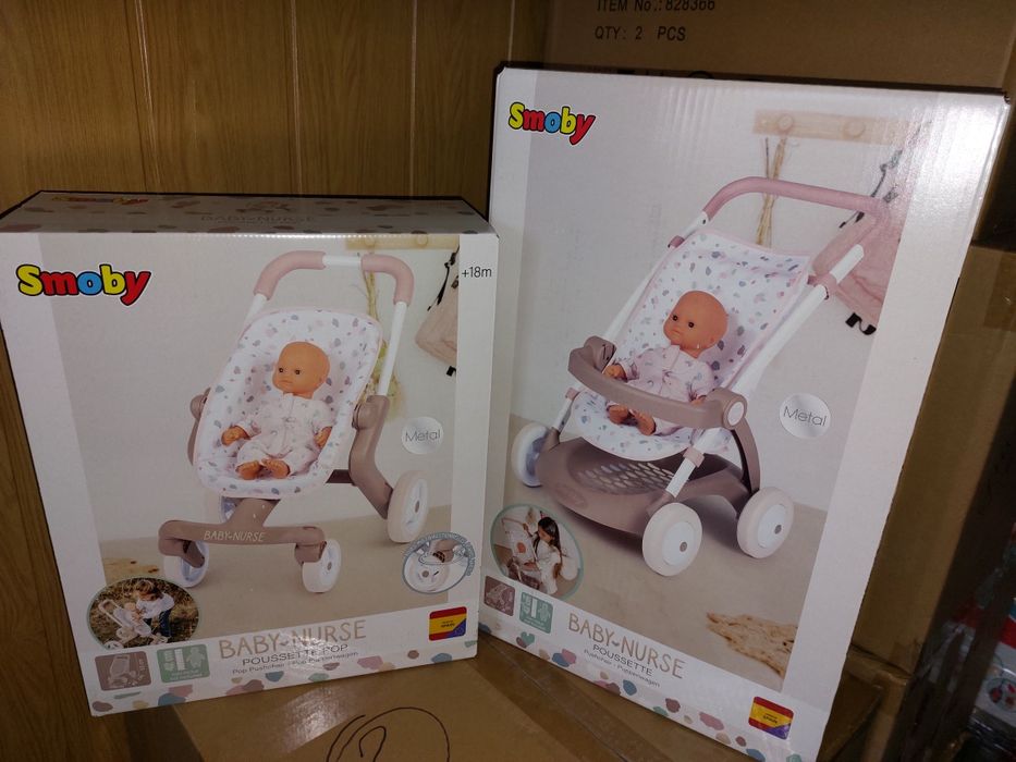 Коляска з люлькою для ляльки Smoby 254118
В наявності