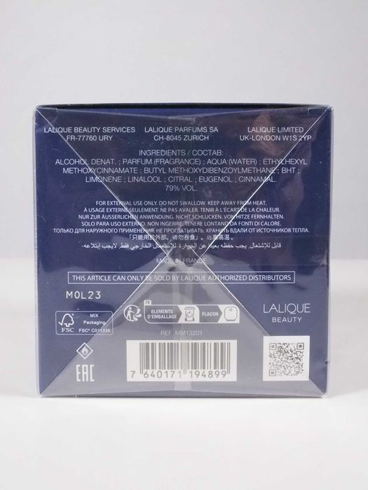 Lalique Encre Indigo EDP 100ml
