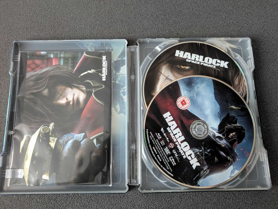 Harlock Space Pirate (Edycja kolekcjonerska w Steelbook) anime CGI Blu-Ray, DVD