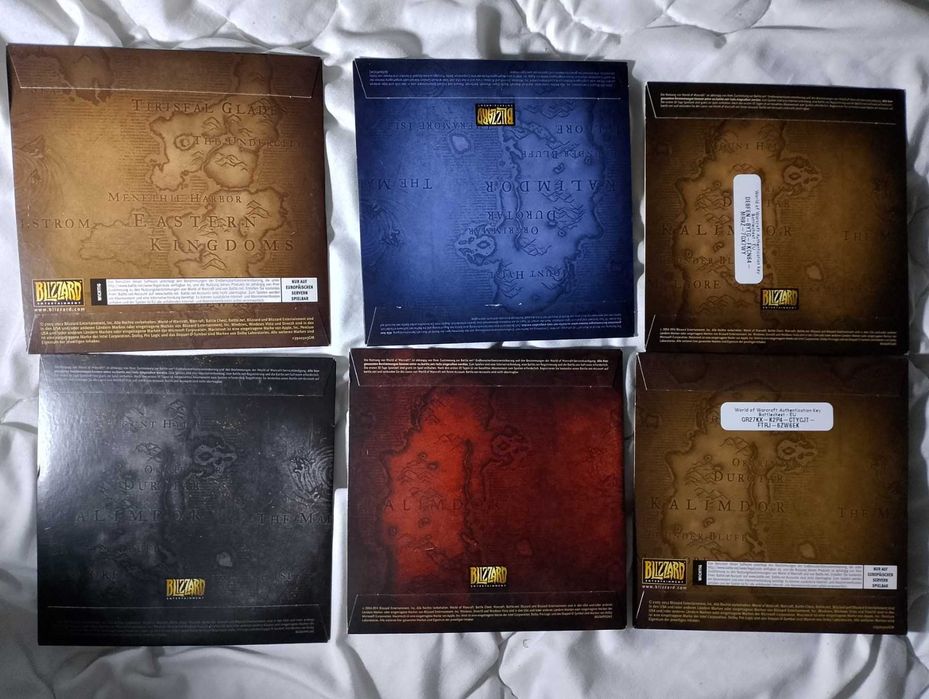 Коллекция дисков CD  World of Warcraft