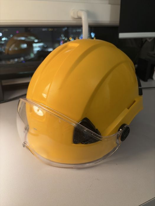 Kask budowlany żółty Wlochy