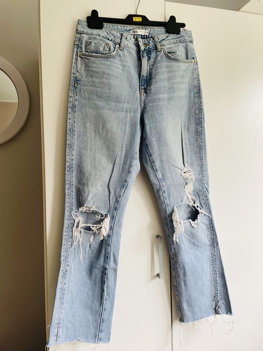 Jeansy Zara 38 świetne