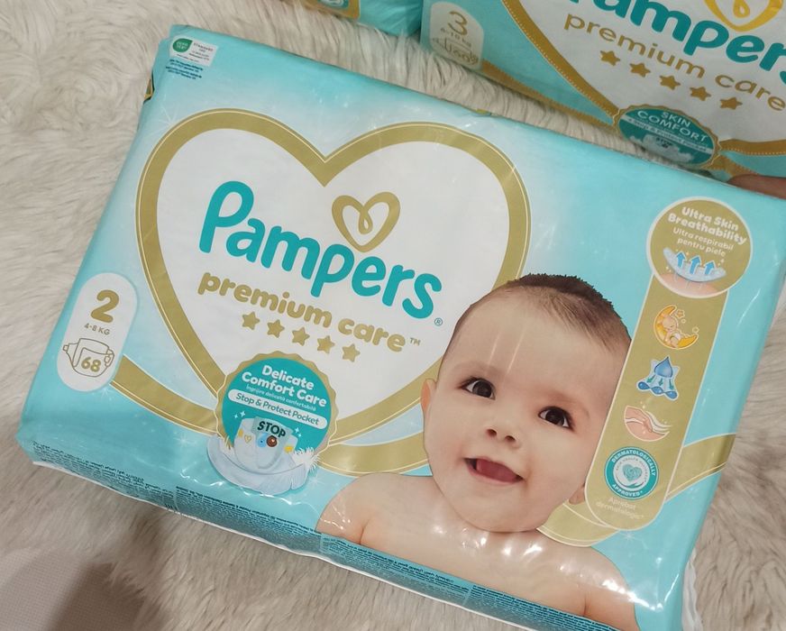 Pampers premium care 2,3,4,5,6 розміри!