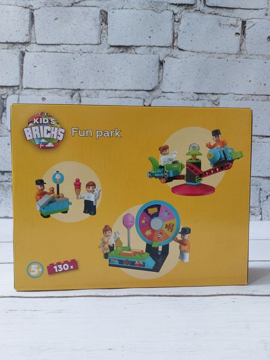 Klocki kids bricks fun park park rozrywki 130 elementów nowe lego