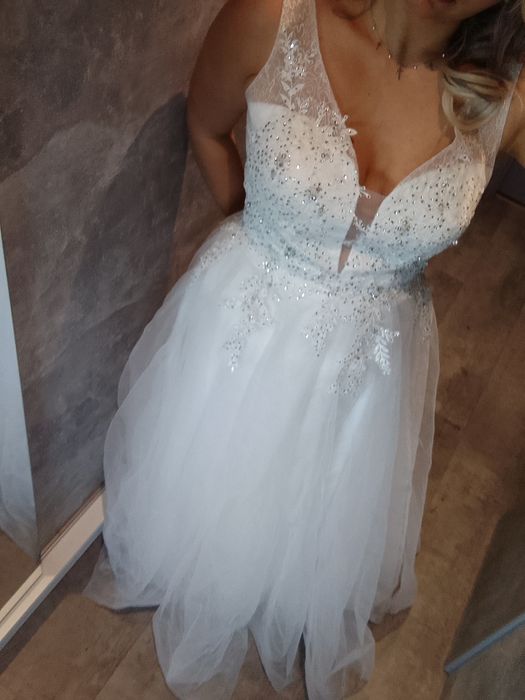 Suknia ślubna 42 XL Pretty women