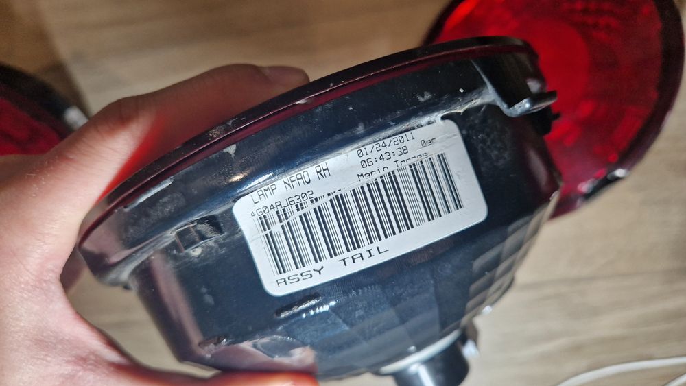 Lampy tylne Corvette c6