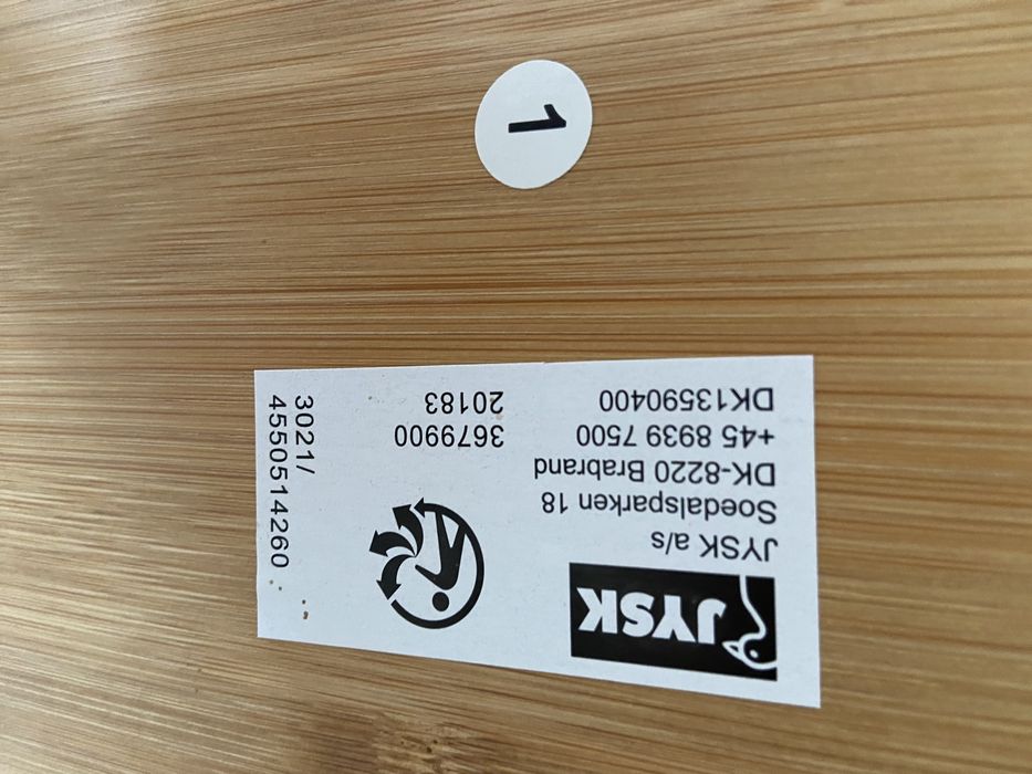 Stolik nocny JYSK bambus