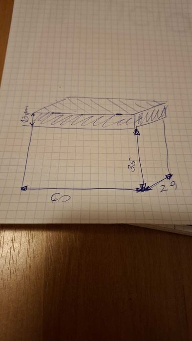 Akwarium ok. 60 l z obudową