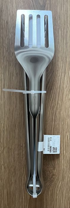 Zestaw IKEA GRILLTIDER 3 szt. narzędzia do grilla stal nierdzewna