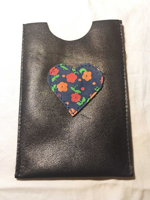 Etui na telefon skórzane Słoń Torbalski pokrowiec boho handmade