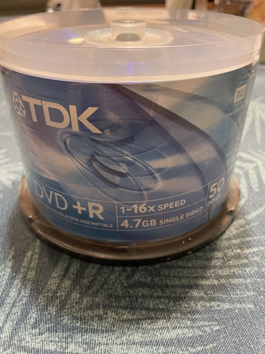 Box of 50 DVD+R TDK