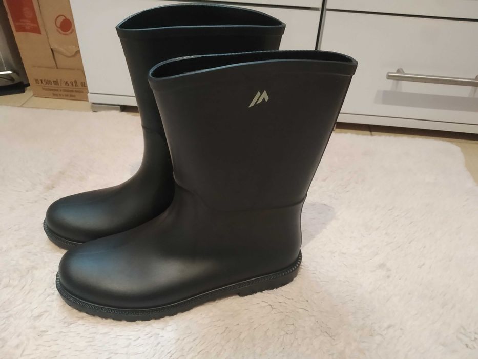 czarne kalosze Martens 38/37/23,5cm jak nowe