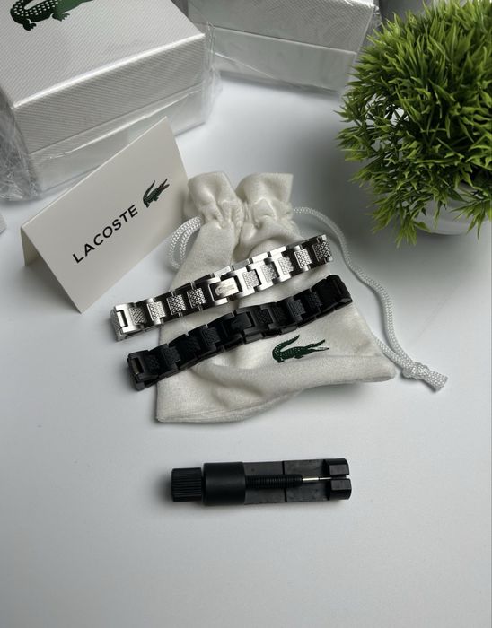 Браслет Lacoste оригинал, лакоста, подарок, подарунок, срібний браслет