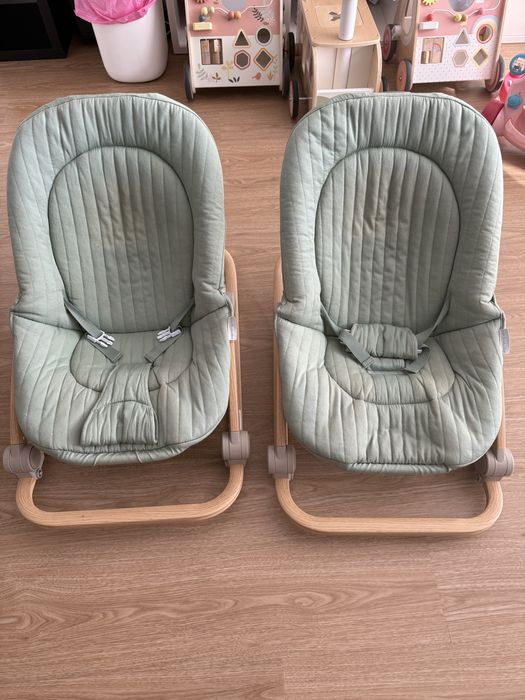 Espreguiçadeira com arco, Babydream - verde claro liso Vertbaudet