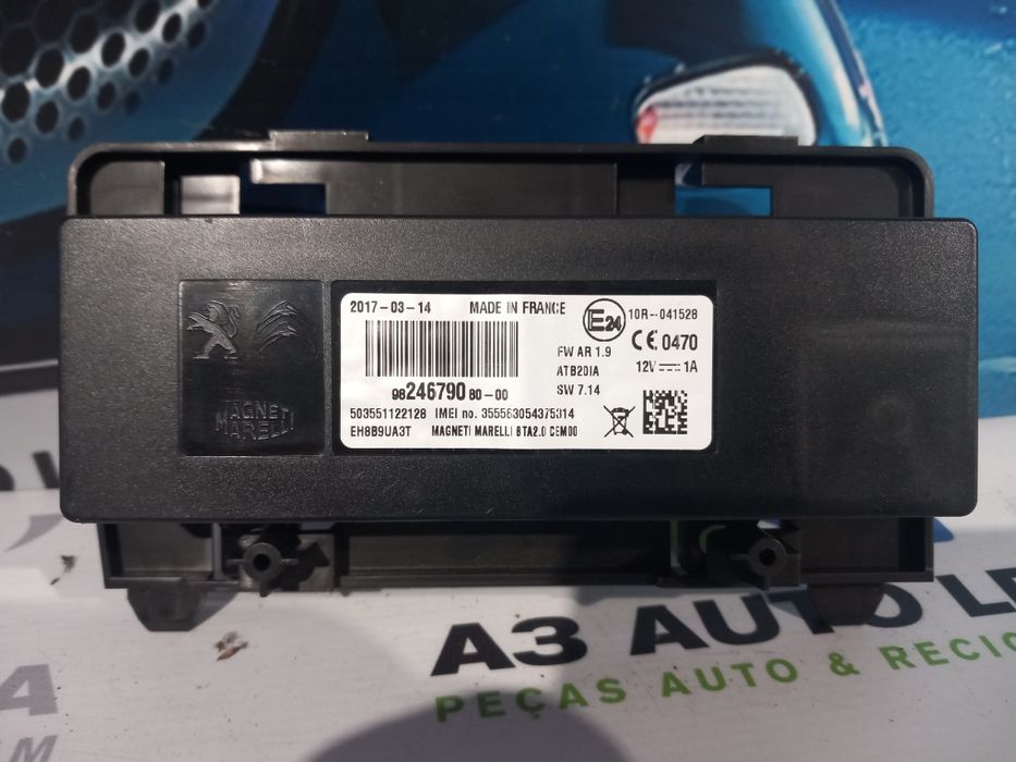 Módulo eletrónico Bluetooth Peugeot Citroën