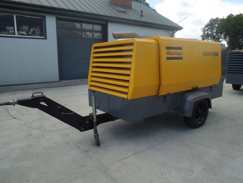 Kompresor przewoźny ATLAS COPCO XAHS237+ maszyna z chłodnicą końcową po pełnym serwisie