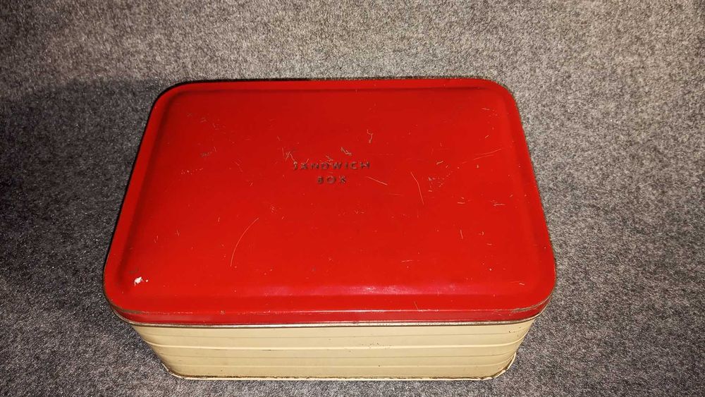 SANDWICH BOX stary pojemnik na śniadanie USA.