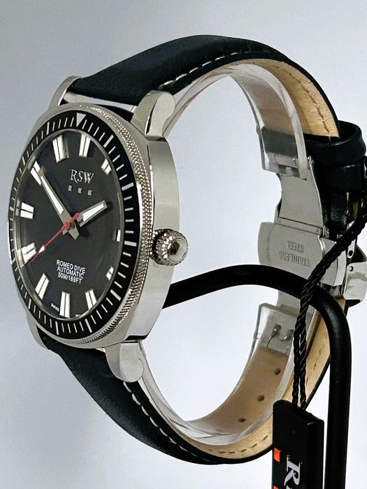 RSW Romeo Dive Automatic RSWA117 – Swiss Made – NOS – Full Set