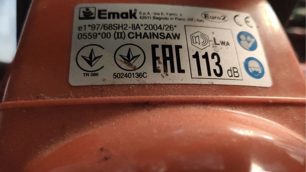 Motoserra oleomac usada