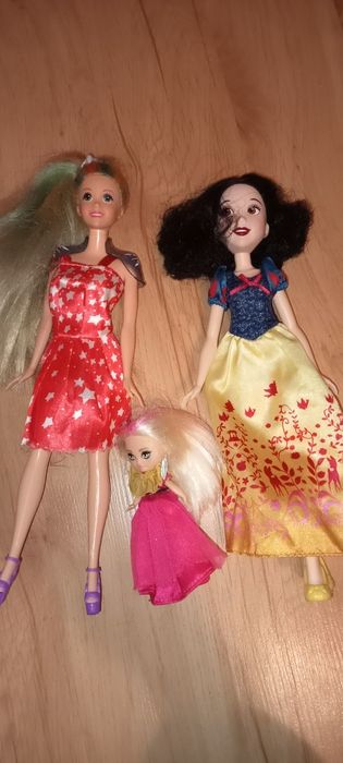 Lalki barbie śnieżka, roszpunka
