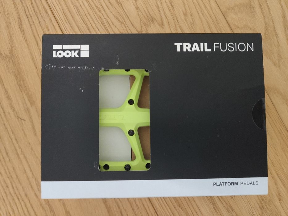 Pedały platformowe limonka