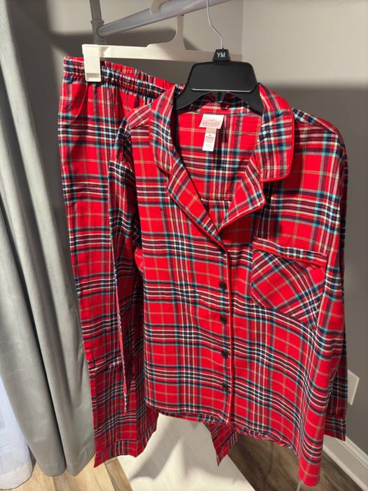 Піжама фланева в клітинку XXL жіноча та чоловіча