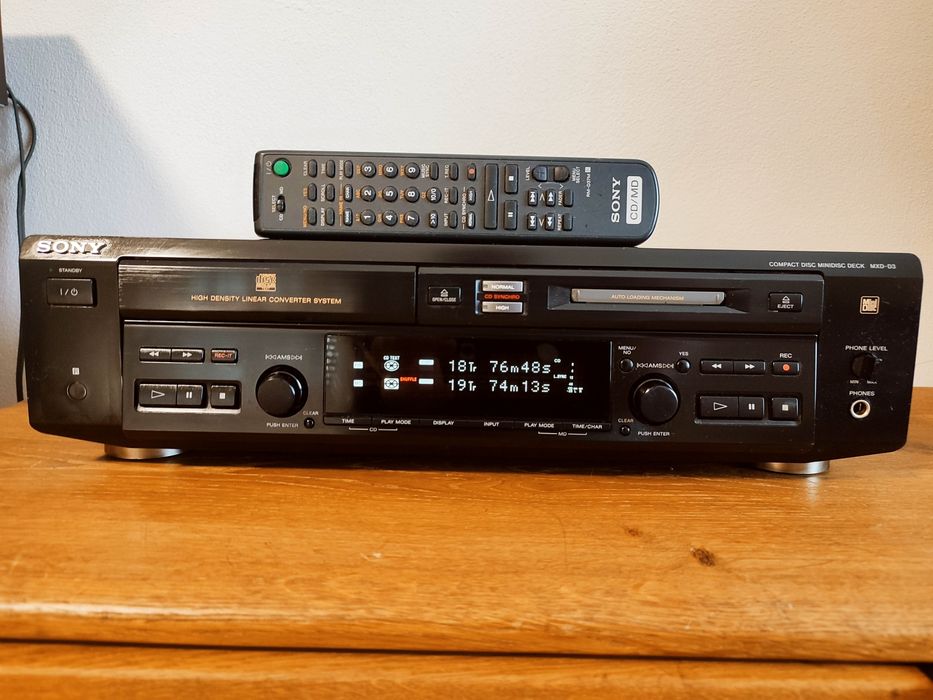 WYPRZEDAŻ! Odtwarzacz mini disc/ CD Sony mdx D3 + pilot