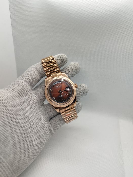 Seiko MOD DayDate Chocolate