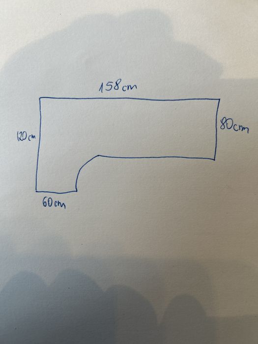 Ikea biurko narożne