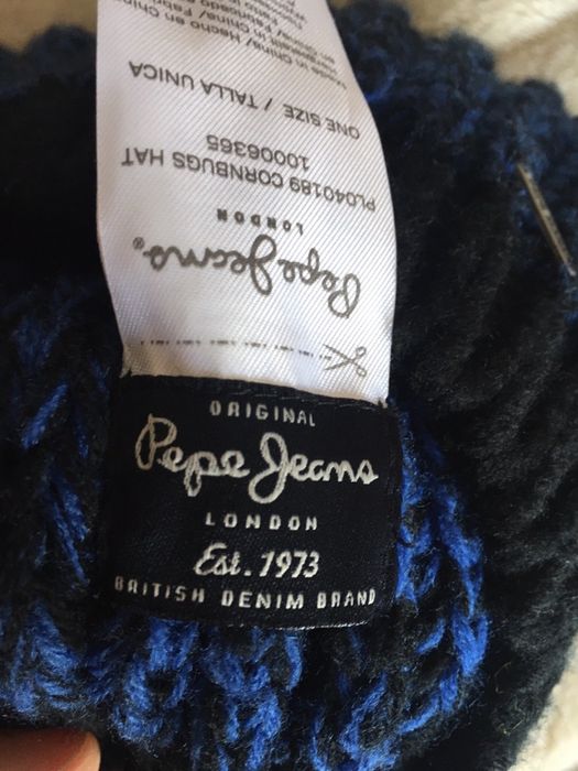 Gorro azul Pepe Jeans