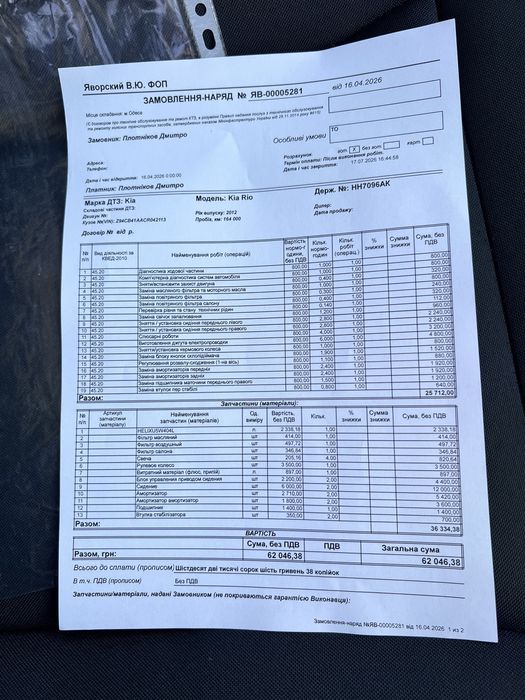 Kia Rio 2012 VIN Z94CB41AACR042113 фото оголошення 20 з 24