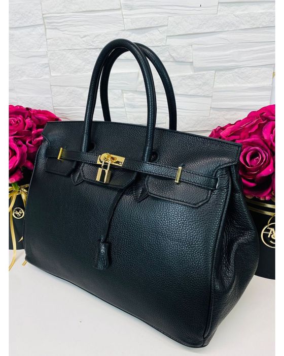 Torba hermes czarna damska