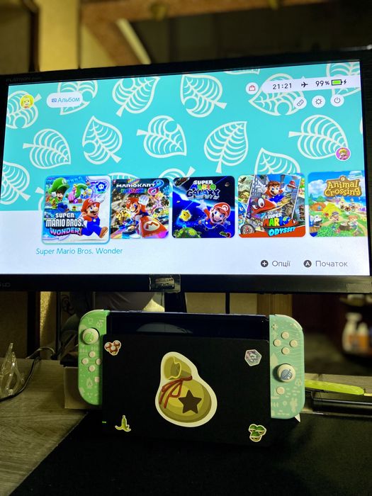 Nintendo Switch v1 Animal Crossing SD 256