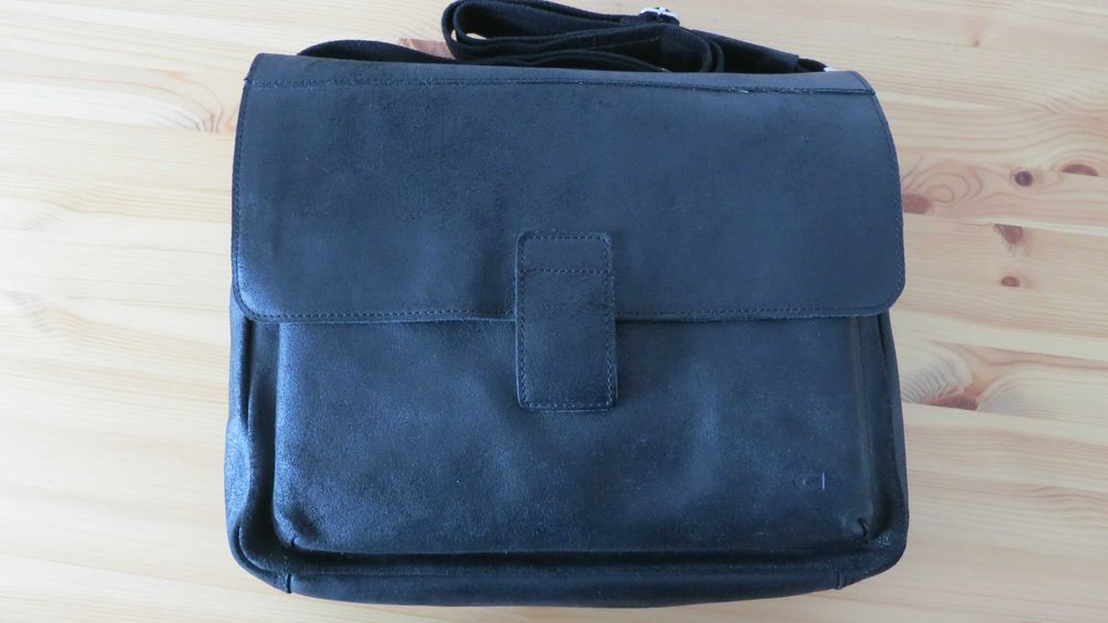 torba listonoszka Daag skóra czarna