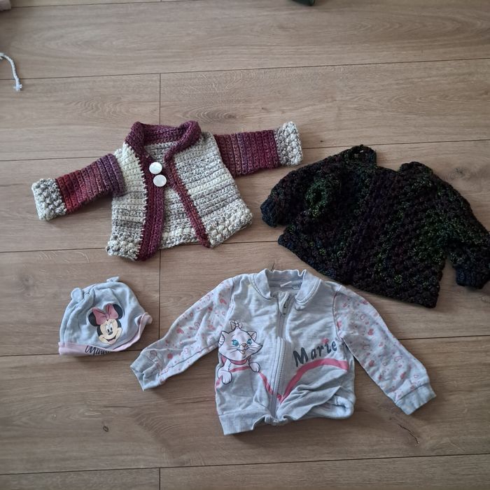 Zestaw ubranek niemowlęcych dla dziewczynki 74cm