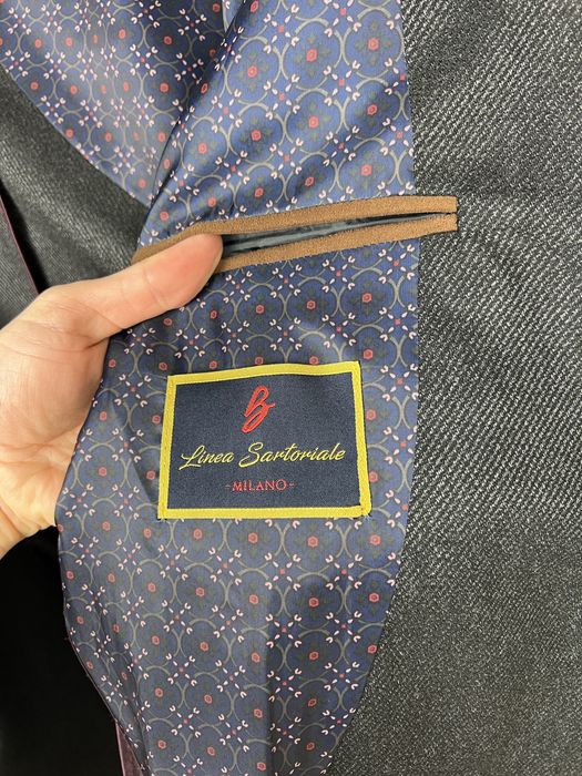 Linea Sartoriale Wool Cashmere Blazer піджак вовна кашемір сірий