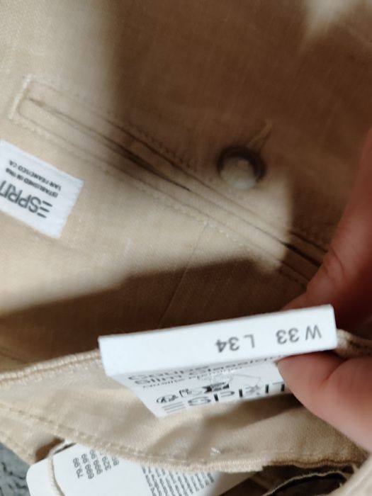 Штани лляні чоловічі ESPRIT 33/34