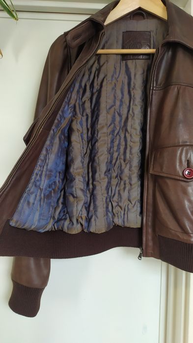 Casaco bomber mulher, couro/pele genuína- Tam. 40