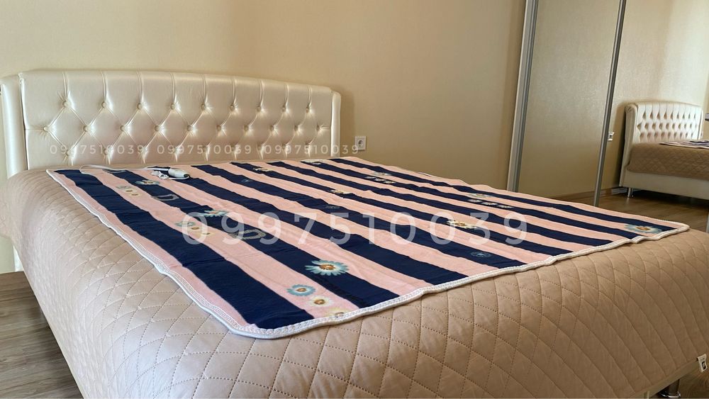 2х зонная! Электропростнынь 150х180 см. Простынь с подогревом