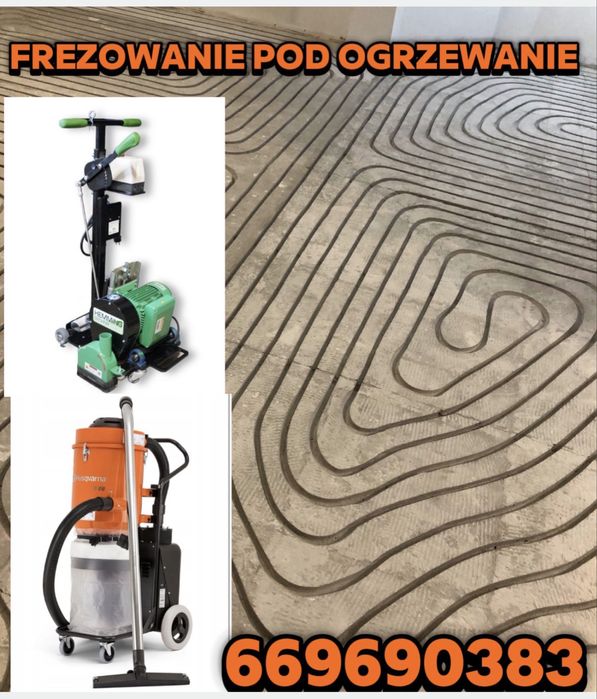 Frezarka do rurek ogrzewania podlogowego