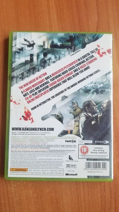 XBOX 360 Kane & Lynch Dead Man GRA
