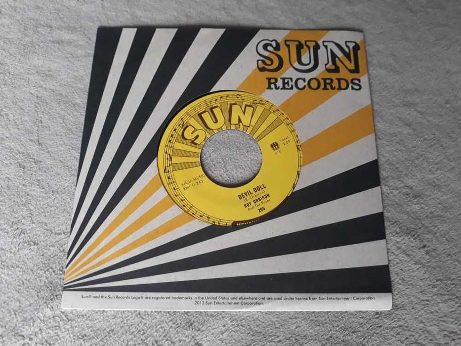 Disco de Vinil Single Roy Orbison "Sweet & Easy to Love B/W Devil Doll" Novo