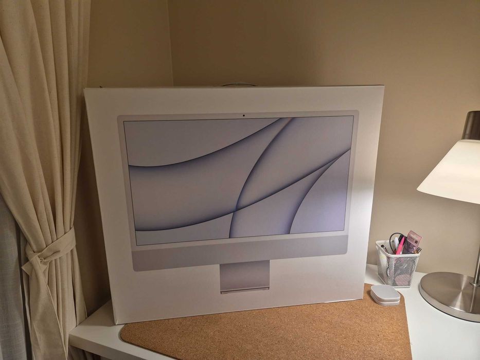 iMac 24" M1 16GB 8-core GPU | Touch ID | Pełny Zestaw | Stan Idealny